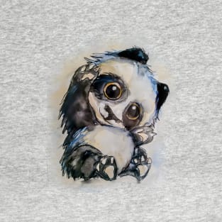 Cute watercolour baby panda T-Shirt